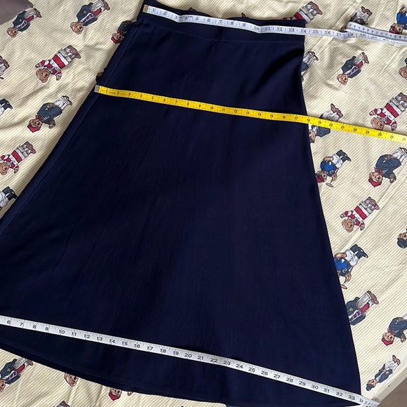 NWT Women’s ASPESI Oxford knit Maglia A-Line Maxi Skirt / Navy / Small - Picture 8 of 15
